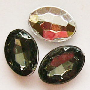Akrüülkristall 14x10x5mm hall, 1tk