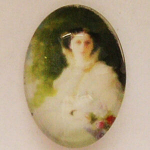 Klaaskamee 18x13mm, 1 tk
