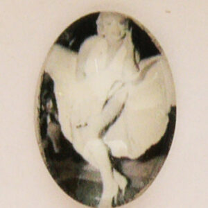 Klaaskamee 18x13mm, 1 tk