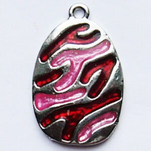 Värviline metallripats 30x20mm, 1 tk