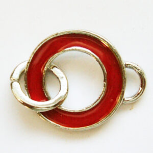 Värviline metallripats-ühendaja   25x30mm, 1 tk