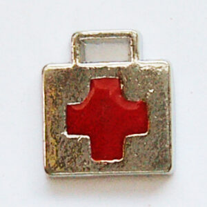 Värviline metallripats 15x17mm, 1 tk