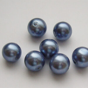 Sinakas klaaspärl 10 mm, 10 tk