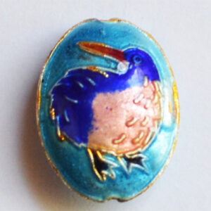 Cloisonne helmes Lind 20x15mm, 1 tk