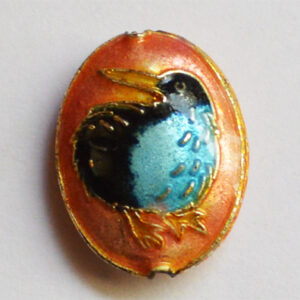 Cloisonne helmes Lind 20x15mm, 1 tk