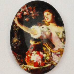 Klaaskamee 40x30mm, 1 tk