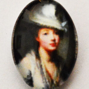 Klaaskamee 18x13mm, 1 tk