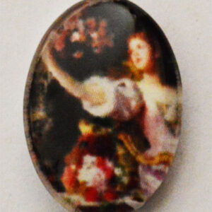Klaaskamee 18x13mm, 1 tk