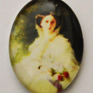 Klaaskamee 40x30mm, 1 tk