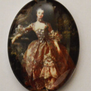 Klaaskamee 40x30mm, 1 tk