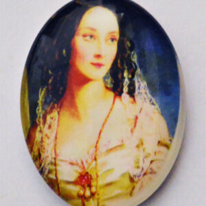 Klaaskamee 40x30mm, 1 tk