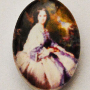 Klaaskamee 18x13mm, 1 tk