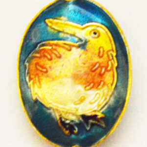 Cloisonne helmes Lind 20x15mm, 1 tk
