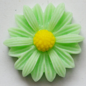 Kunstvaigust liimitav  lill 22x7mm heleroheline, 1 tk