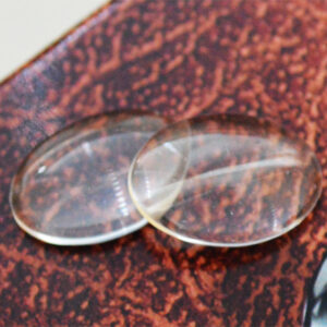 Klaaskamee ovaalne 14X10mm läbipaistev, 1 tk