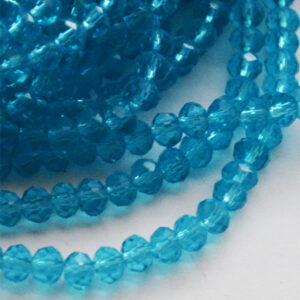 Lihvitud rondell 3x4mm eresinine, 10 tk
