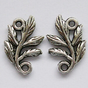 Antiikkipatina lehtihelmi  15x10mm, 1 kpl