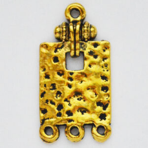Ant.kuldne metallhelmes-ühendaja 30x15mm, 1 tk