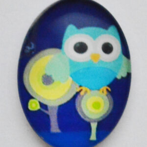 Klaaskamee Öökull 18x13mm, 1 tk