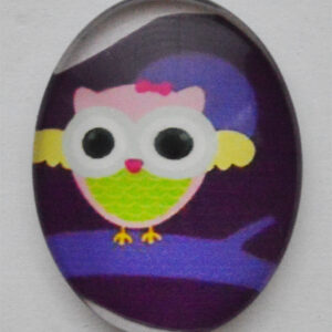 Klaaskamee Öökull 18x13mm, 1 tk