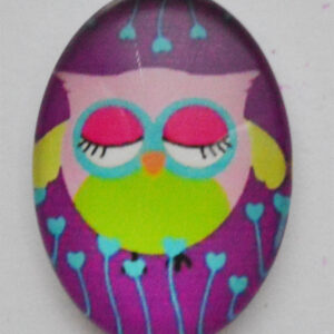 Klaaskamee Öökull 18x13mm, 1 tk