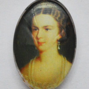 Klaaskamee 25x18mm, 1 tk