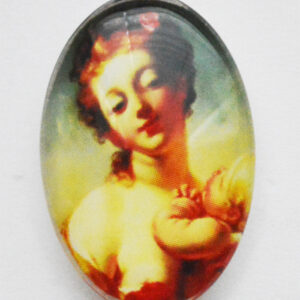 Klaaskamee 18x13mm, 1 tk
