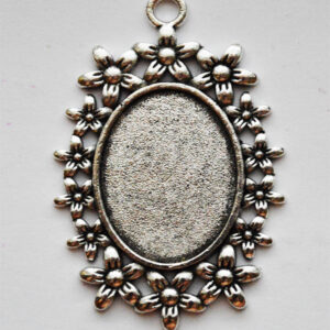 Ant.hõbedane raam kameele 25x18mm, 1 tk