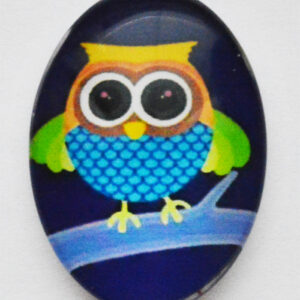 Klaaskamee Öökull 18x13mm, 1 tk