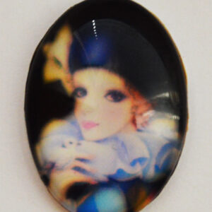 Klaaskamee 25x18mm, 1 tk