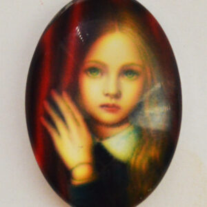Klaaskamee 25x18mm, 1 tk