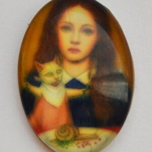 Klaaskamee 25x18mm, 1 tk