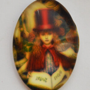 Klaaskamee 25x18mm, 1 tk