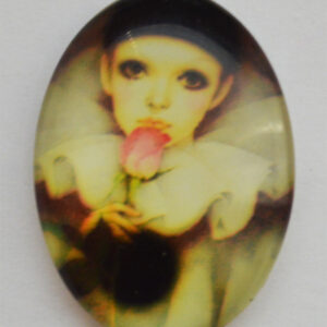 Klaaskamee 25x18mm, 1 tk