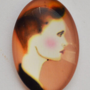 Klaaskamee 25x18mm, 1 tk