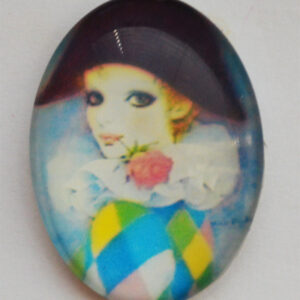 Klaaskamee 25x18mm, 1 tk