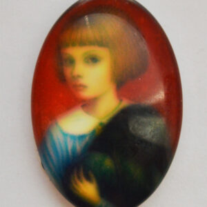 Klaaskamee 25x18mm, 1 tk
