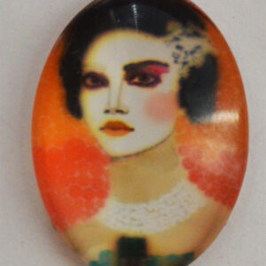 Klaaskamee 25x18mm, 1 tk