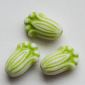 Akrüülhelmes Kelluke 12x8x5mm heleroheline, 2 tk