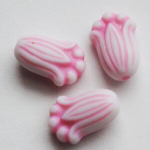 Akrüülhelmes Kelluke 12x8x5mm heleroosa, 2 tk