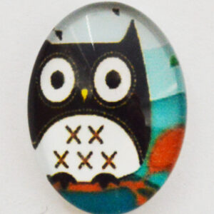 Klaaskamee Öökull 18x13mm, 1 tk