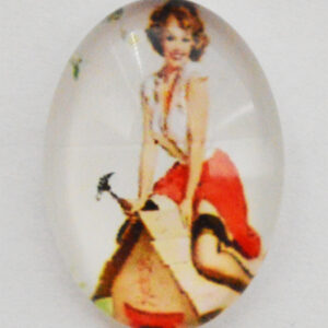 Lasikapussi  25x18mm, 1 kpl