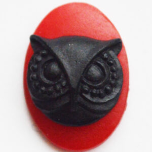 Akrüülkamee 18x13mm Öökull, 1 tk