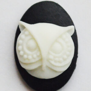 Akrüülkamee 18x13mm Öökull, 1 tk