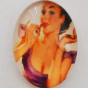 Klaaskamee 25x18mm, 1 tk