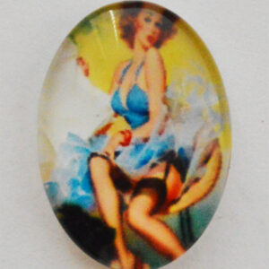 Lasikapussi  25x18mm, 1 kpl