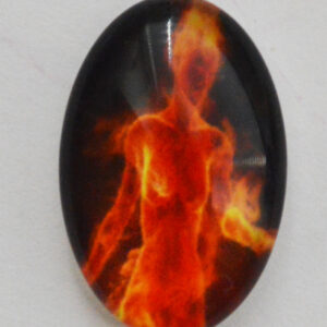 Klaaskamee 18x13mm, 1 tk