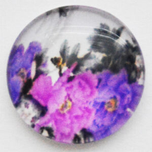 Klaaskamee Lill 18mm, 1 tk