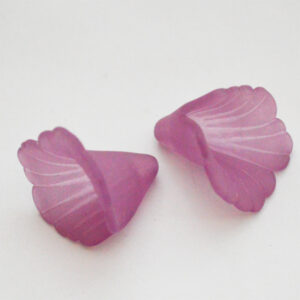 Akrüülhelmes Lill 20x20mm lilla, 1 tk