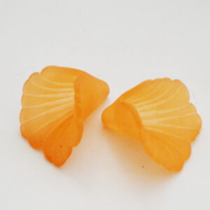 Akrüülhelmes Lill 20x20mm oranž, 1 tk